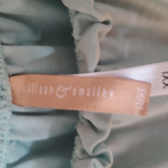 XXL Gilligan & O'Malley Luxe Woman's Nightie Cape Cod Mint Color with Panties. - Picture 5 of 9